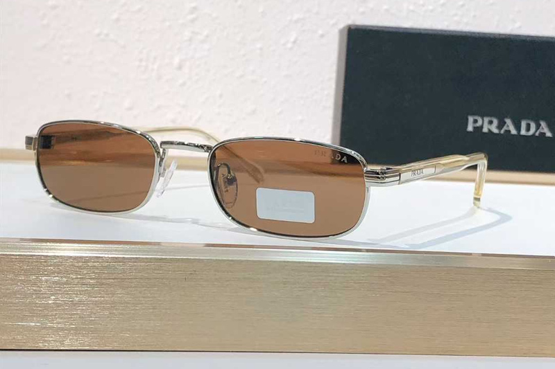 PRB54S Sunglasses Silver Brown