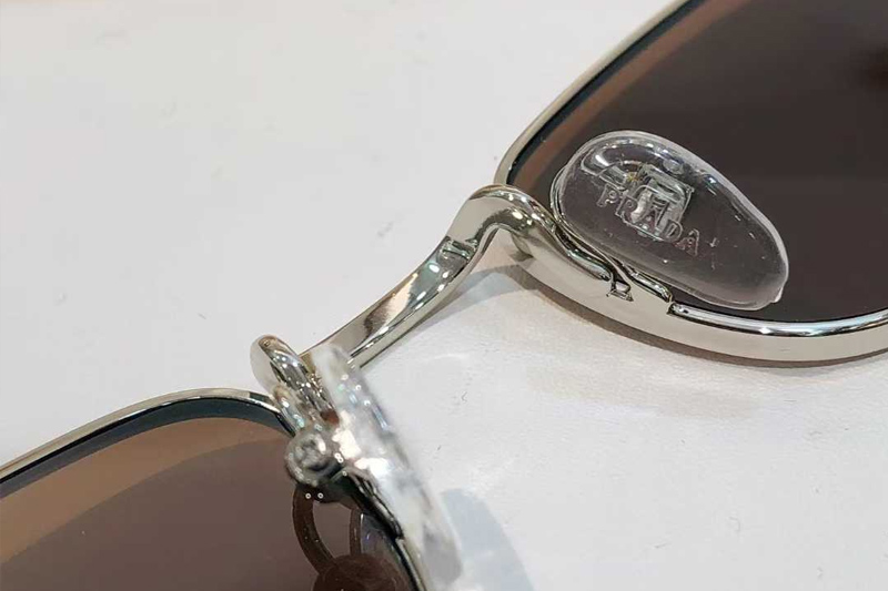 PRB54S Sunglasses Silver Brown