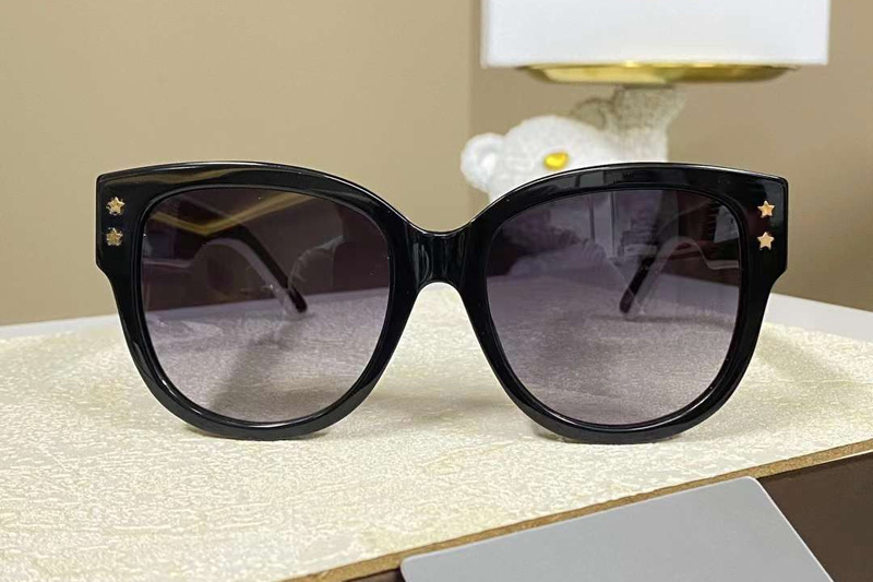 Pacific B2F Sunglasses Black Gradient Gray