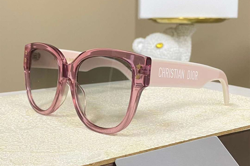 Pacific B2F Sunglasses Pink Gradient Light Gray