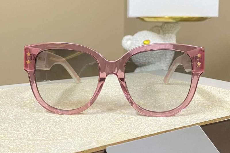 Pacific B2F Sunglasses Pink Gradient Light Gray