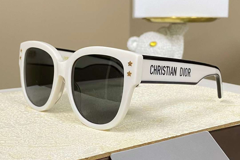 Pacific B2F Sunglasses White Gray