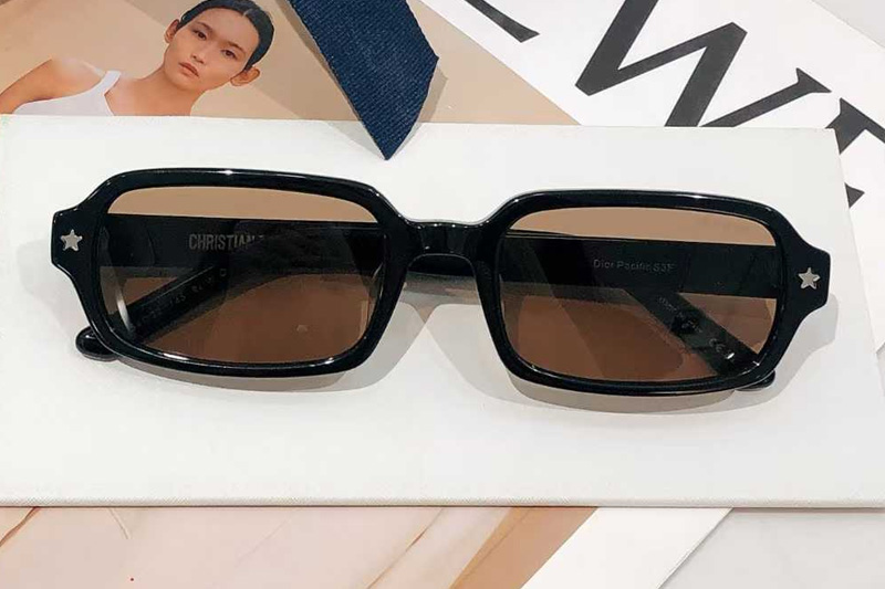 Pacific S3F Sunglasses Black Brown