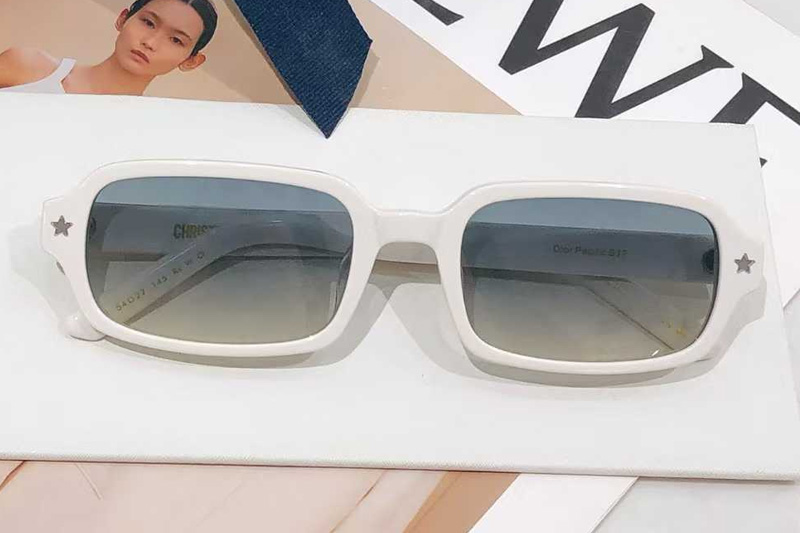 Pacific S3F Sunglasses White Gradient Gray