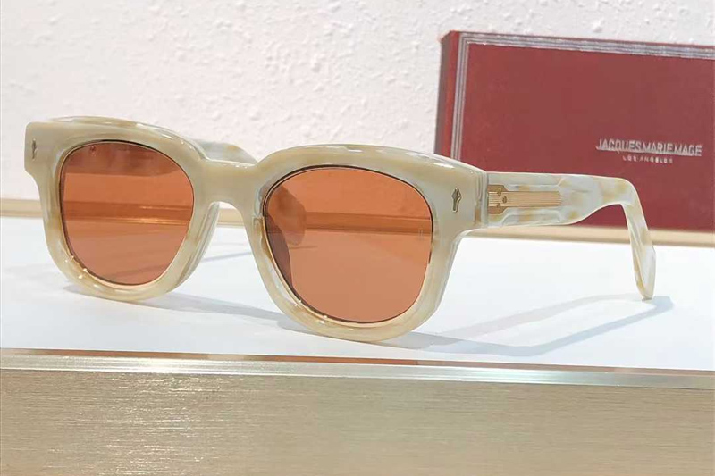 Pasolini Sunglasses White Brown