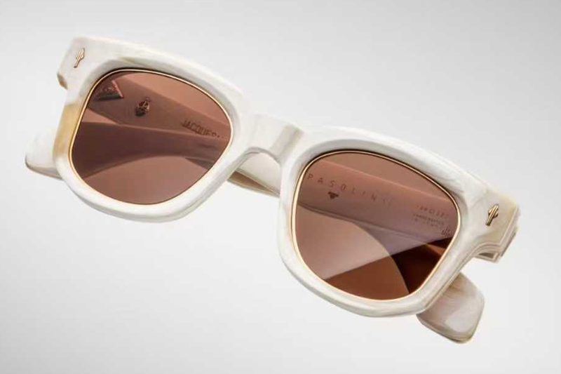 Pasolini Sunglasses White Brown