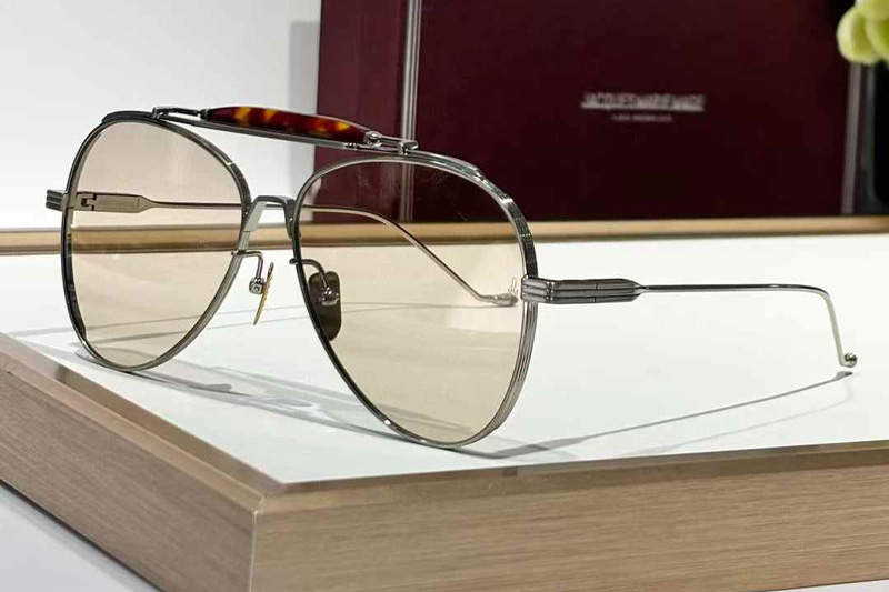 Peyoye Sunglasses Silver Light Brown