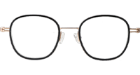 Pinne Eyeglasses Black Gold