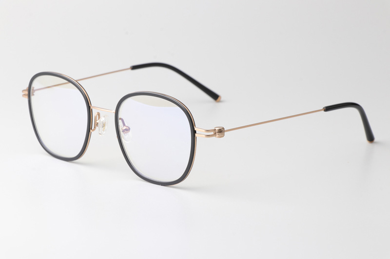 Pinne Eyeglasses Black Gold