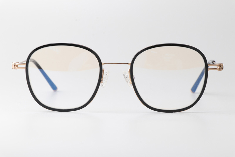 Pinne Eyeglasses Black Gold