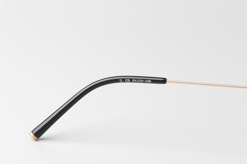 Pinne Eyeglasses Black Gold