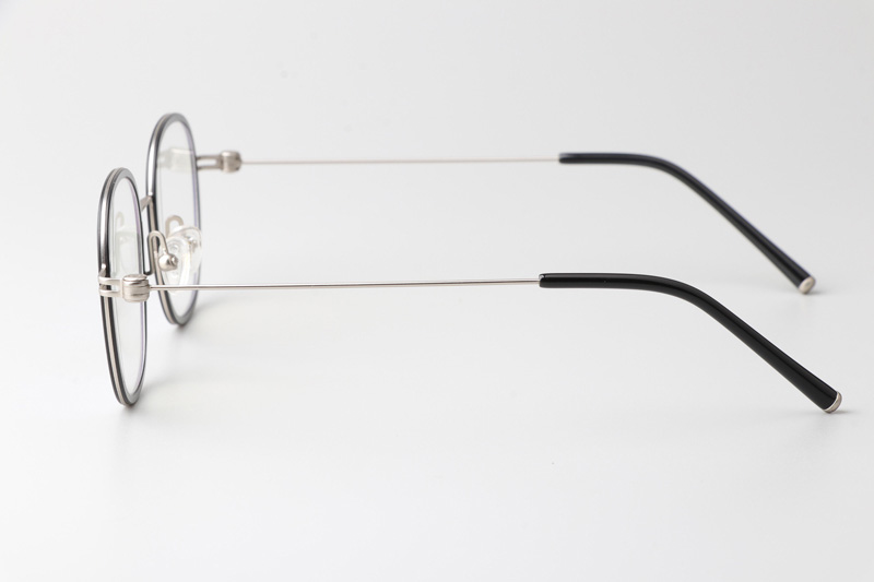 Pinne Eyeglasses Black Silver