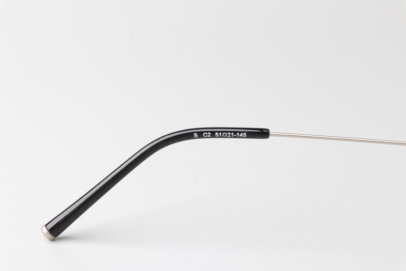 Pinne Eyeglasses Black Silver