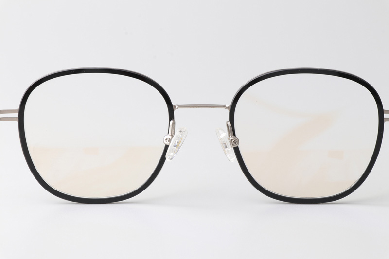 Pinne Eyeglasses Black Silver