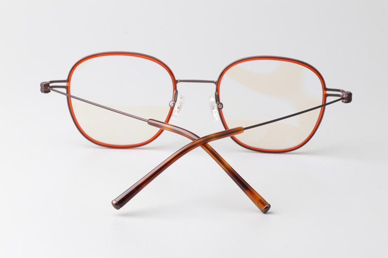 Pinne Eyeglasses Red Coffee