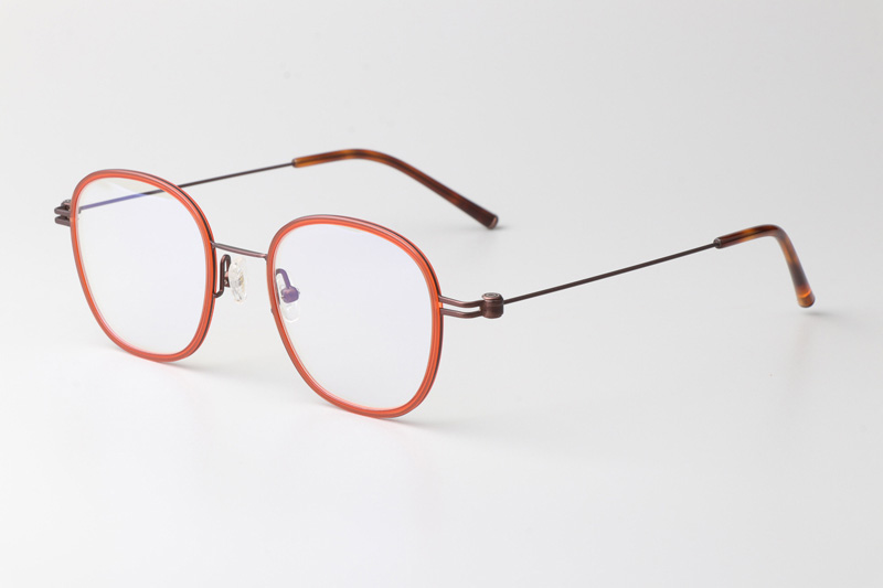 Pinne Eyeglasses Red Coffee