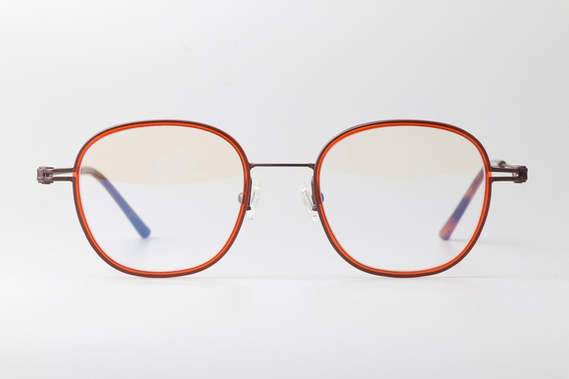 Pinne Eyeglasses Red Coffee
