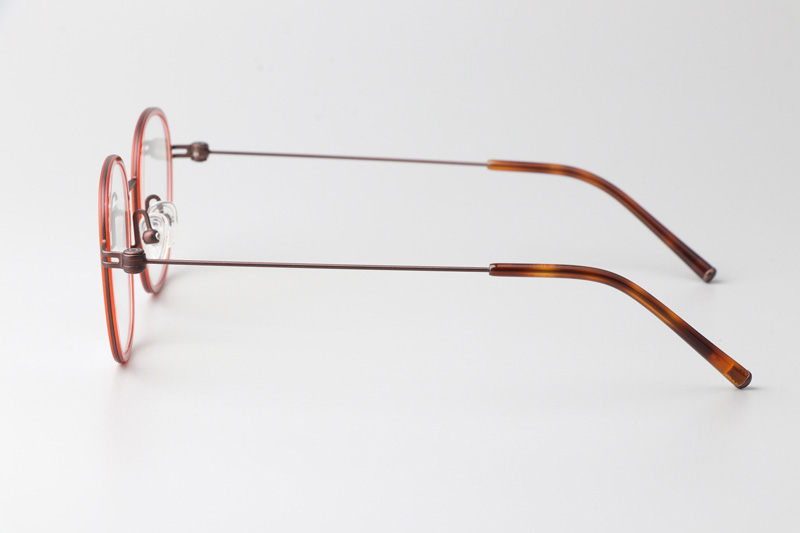 Pinne Eyeglasses Red Coffee