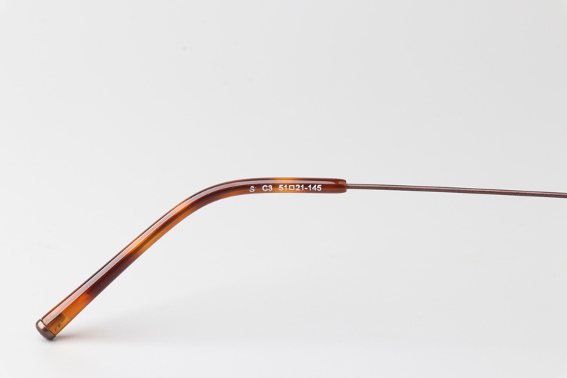 Pinne Eyeglasses Red Coffee