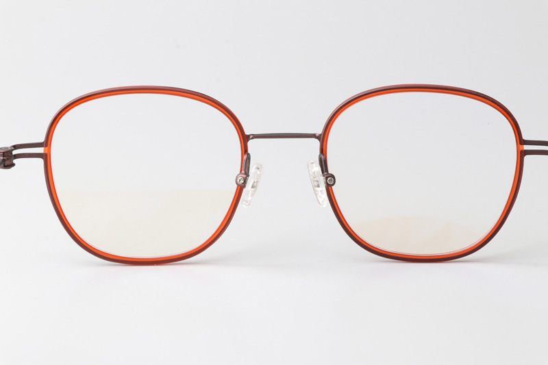 Pinne Eyeglasses Red Coffee