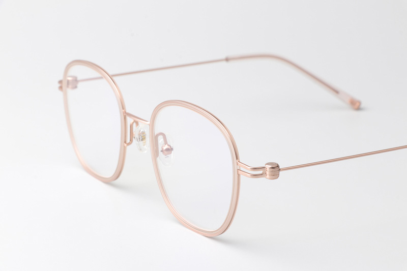 Pinne Eyeglasses Rose Gold