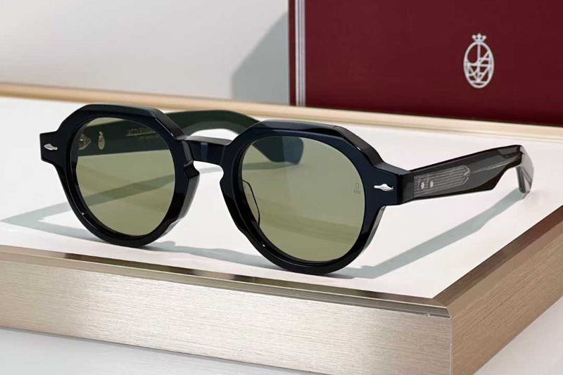 Pontian Sunglasses Black Green Green