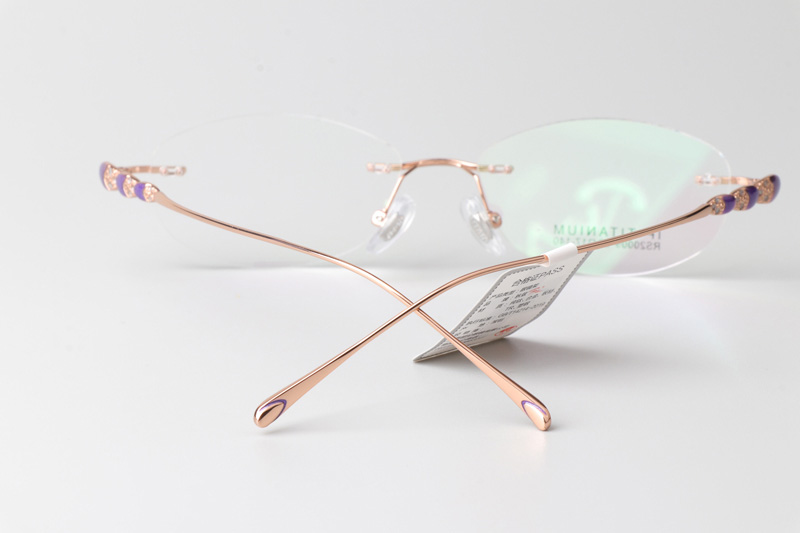 RS20009 Eyeglasses Rose Gold