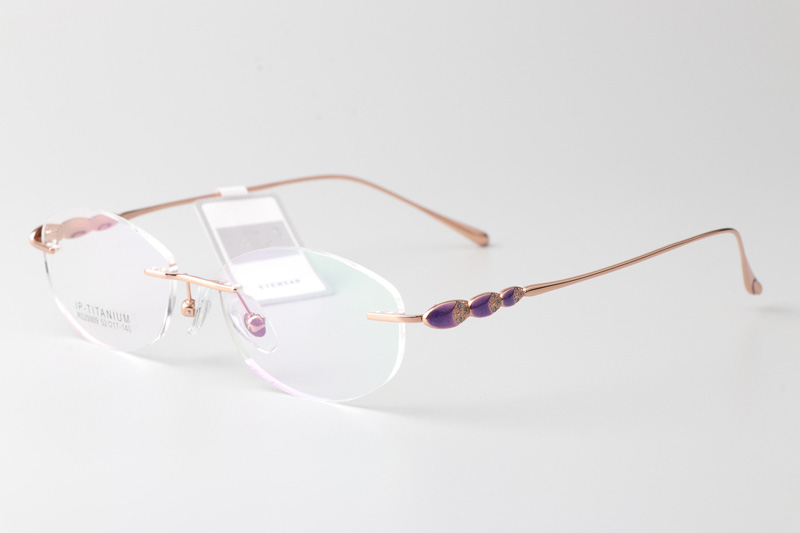 RS20009 Eyeglasses Rose Gold