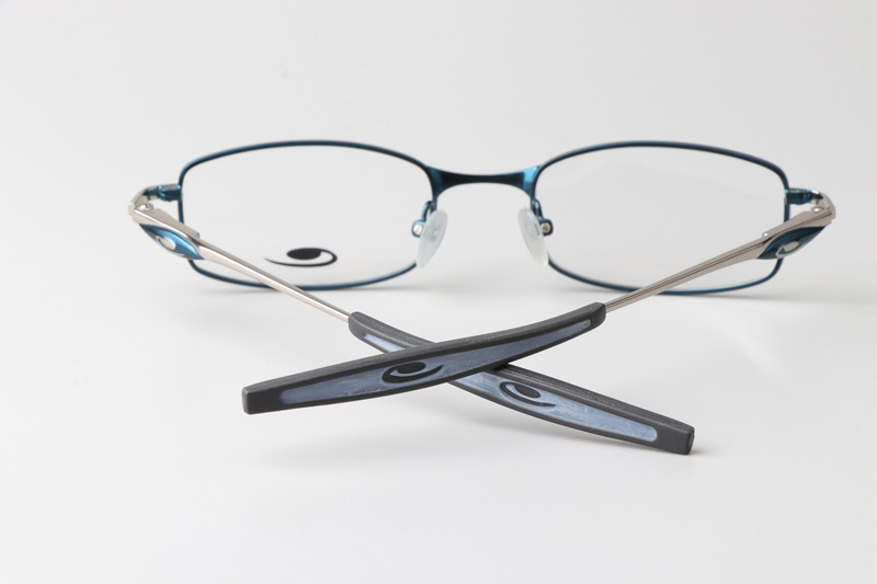 Rid04 Eyeglasses Blue Silver