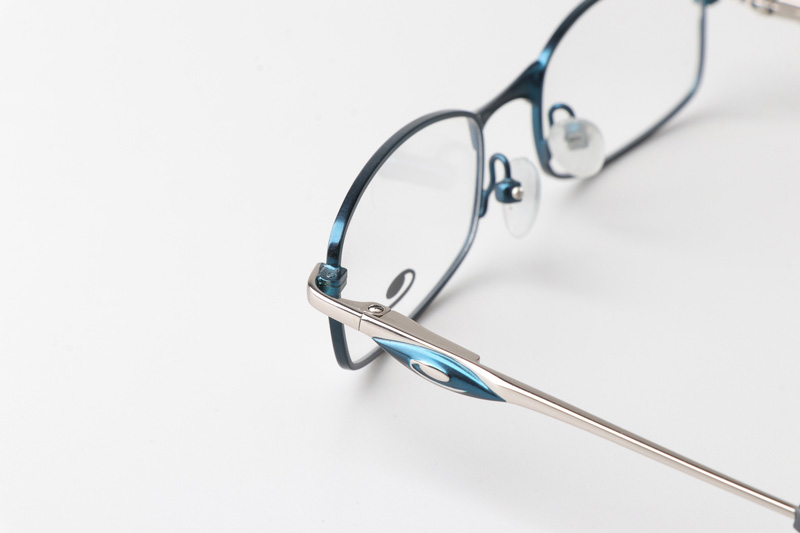 Rid04 Eyeglasses Blue Silver