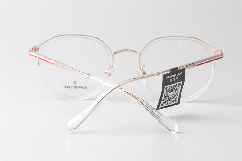 SL201 Eyeglasses Transparent Gold