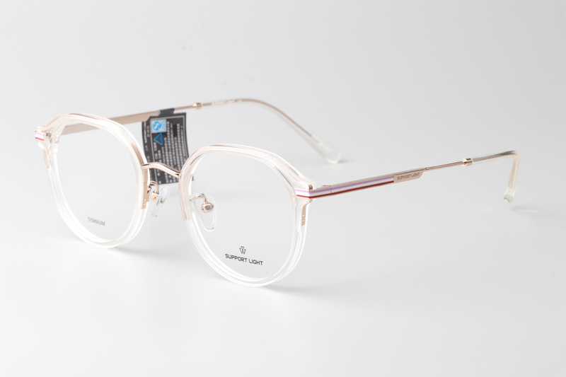 SL201 Eyeglasses Transparent Gold
