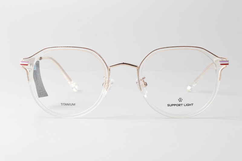 SL201 Eyeglasses Transparent Gold