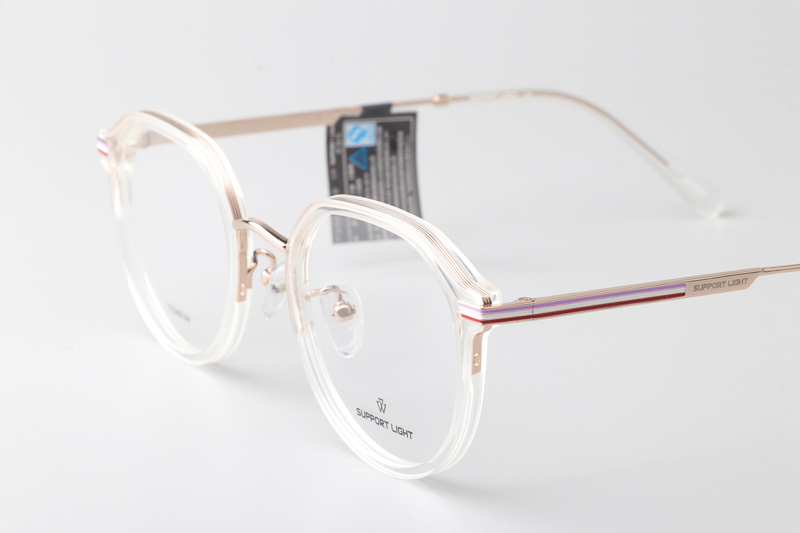 SL201 Eyeglasses Transparent Gold