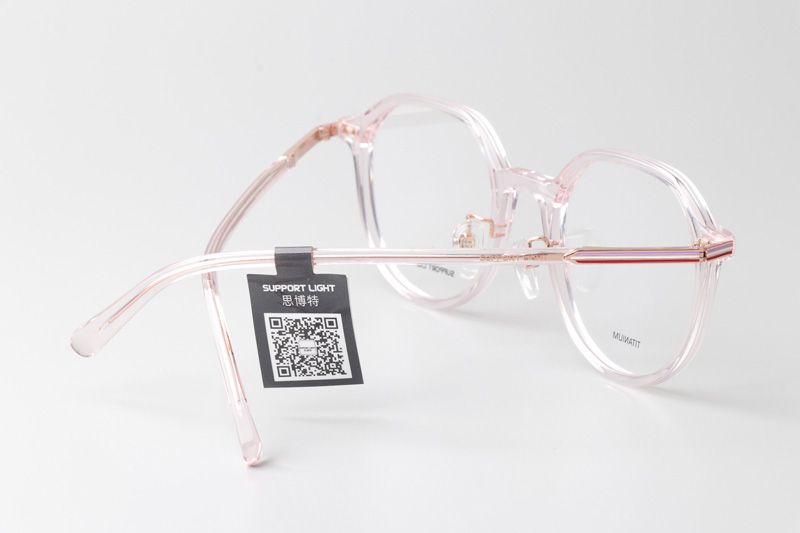SL202 Eyeglasses Transparent Pink