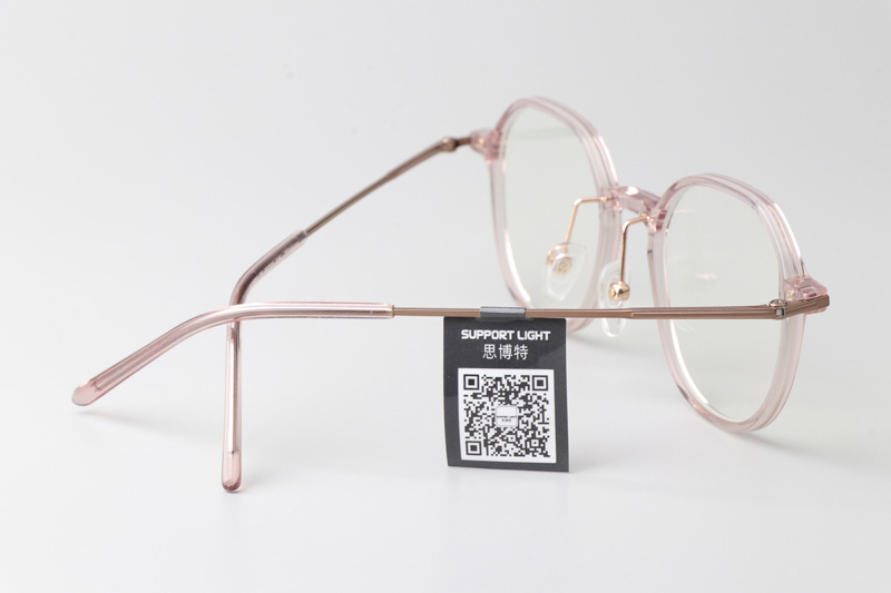 SL3004 Eyeglasses Transparent Pink Gold