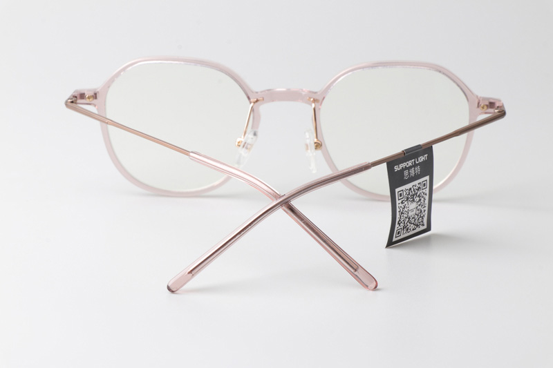 SL3004 Eyeglasses Transparent Pink Gold