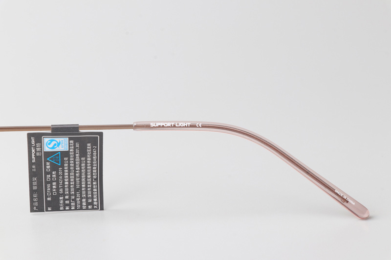 SL3004 Eyeglasses Transparent Pink Gold