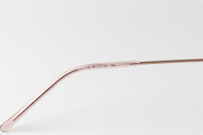 SL3004 Eyeglasses Transparent Pink Gold