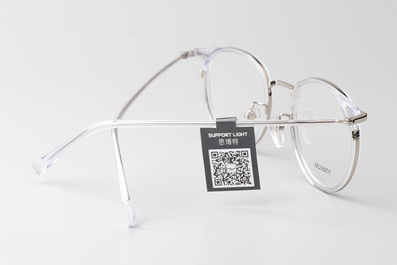 SL3022 Eyeglasses Transparent Silver