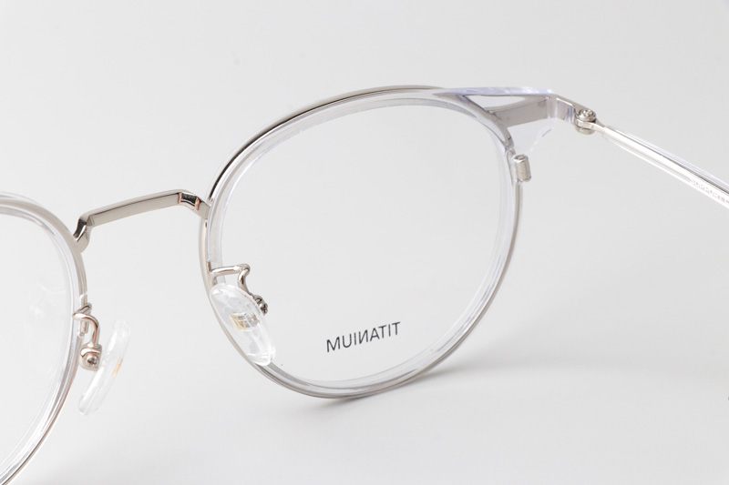 SL3022 Eyeglasses Transparent Silver