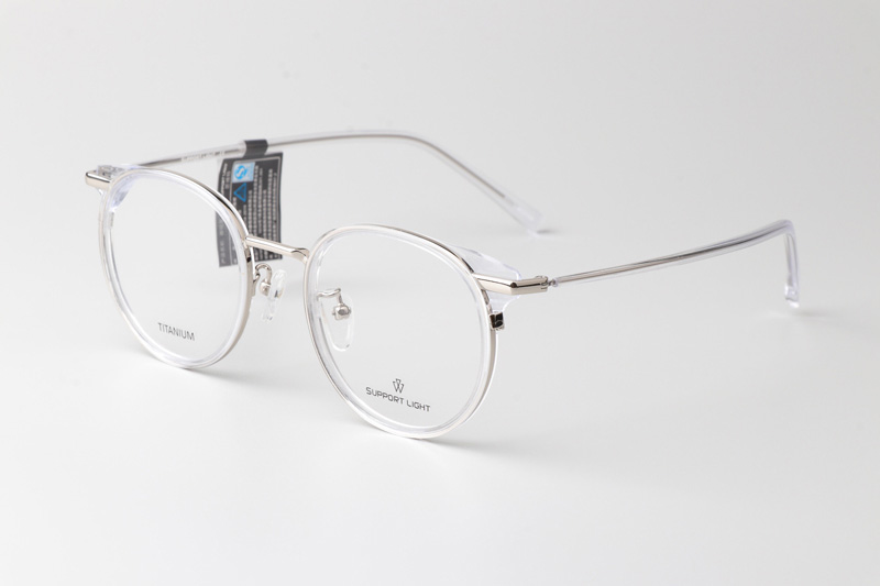 SL3022 Eyeglasses Transparent Silver
