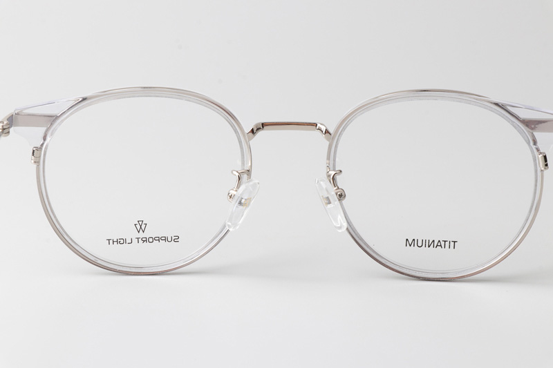SL3022 Eyeglasses Transparent Silver