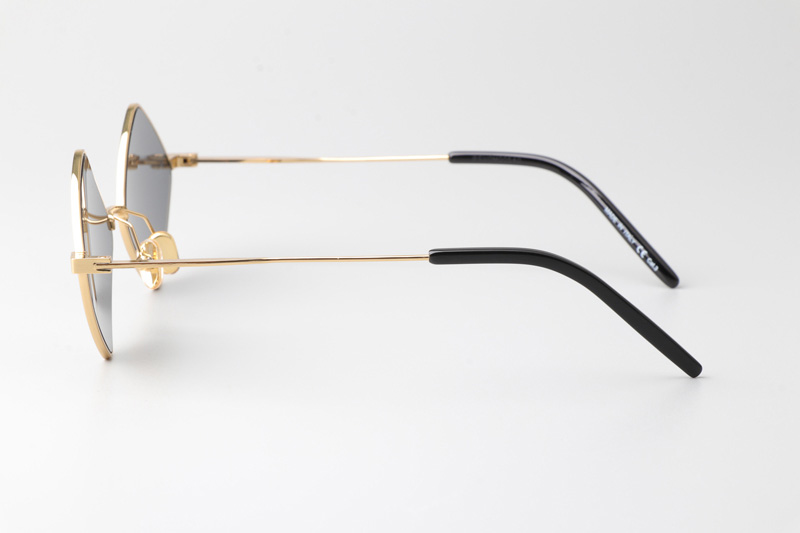 SL302 Sunglasses Gold Gray