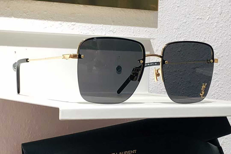 SL312M Sunglasses Gold Gray