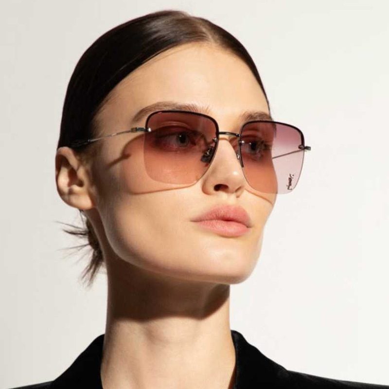 SL312M Sunglasses Silver Gradient Pink