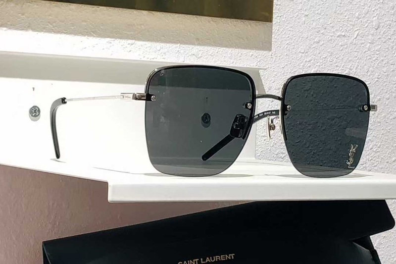 SL312M Sunglasses Silver Gray