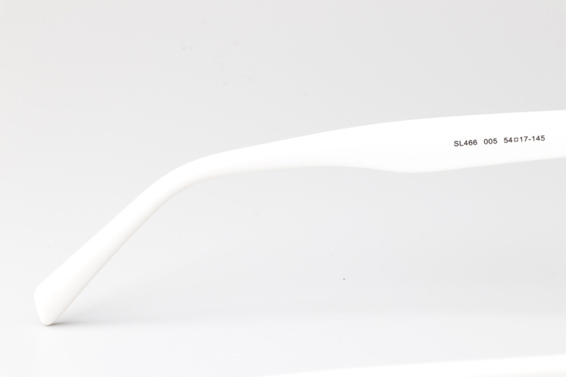 SL466 Sunglasses White Silver