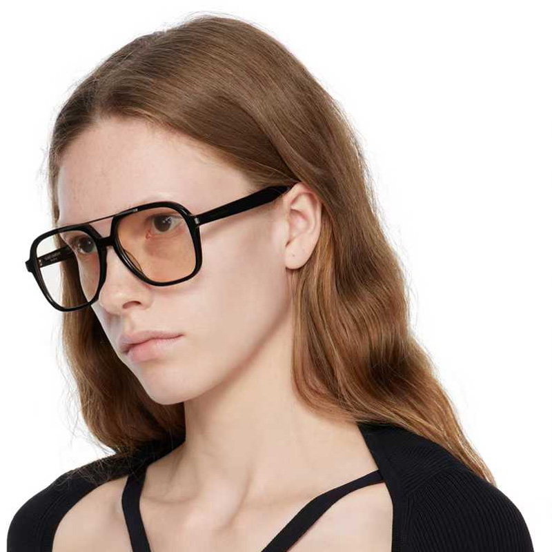 SL545 Sunglasses Black Brown