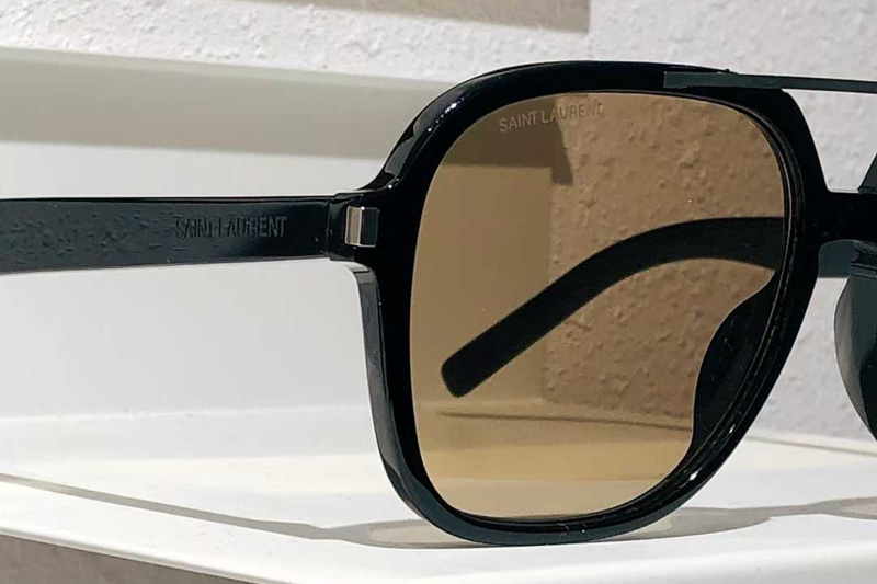 SL545 Sunglasses Black Brown